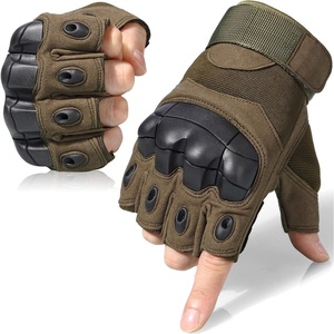 image:imageWTACTFUL Tactical Fingerless Gloves Men Women Breathable AntiSlipGreen