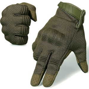 image:imageWTACTFUL Touch Screen Breathable Tactical Full Finger Gloves for MenGreen