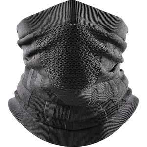 image:imageWTACTFUL Winter Neck Warmer Face Mask Windproof Breathable AntiFogAll Black