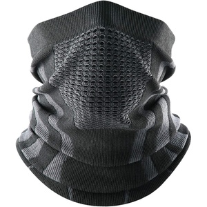 image:imageWTACTFUL Winter Neck Warmer Face Mask Windproof Breathable AntiFogBlack