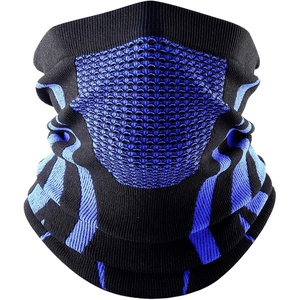 image:imageWTACTFUL Winter Neck Warmer Face Mask Windproof Breathable AntiFogBlue