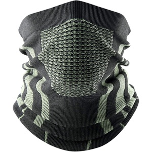 image:imageWTACTFUL Winter Neck Warmer Face Mask Windproof Breathable AntiFogGreen